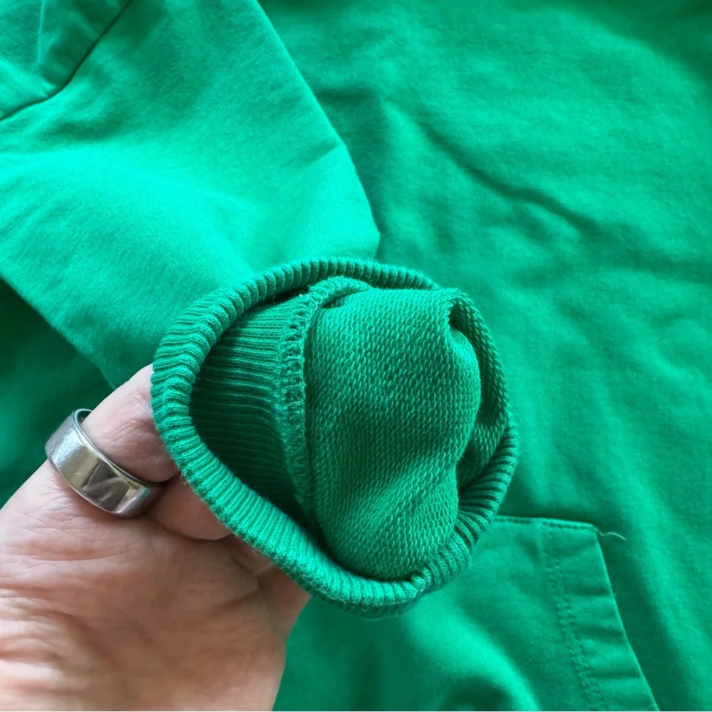 Green Kids Hoodie Size 5 (Fits 4-5T) Cotton Pullover